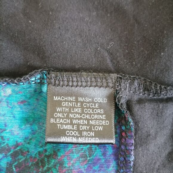 INC International Concepts Women's Black Shrug Striking Translucent Panel Sz XL - Picture 6 of 6